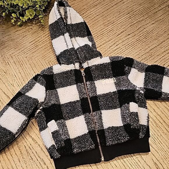 Polo Ralph Lauren black and white checkered hooded jacket size 4T - Picture 11 of 11